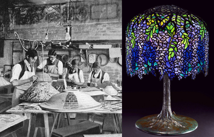 Студия Тиффани прославилась своими оригинальными и качественными лампами