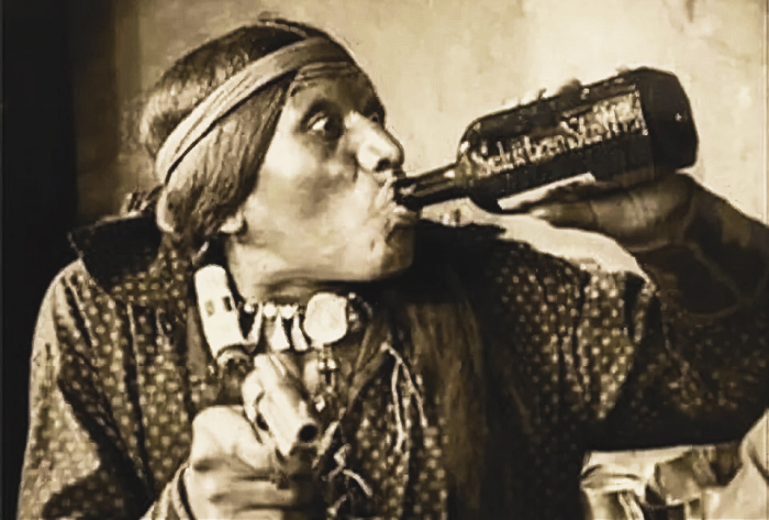 Индейцы довольно быстро привыкали к спиртным напиткам, становясь пьяницами и алкоголиками / Фото: sun9-8.userapi.com