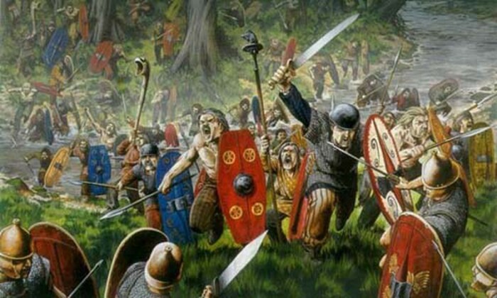 Римские воины не щадили друидов и их святые места. / Фото:nethistory.mirtesen.ru 
