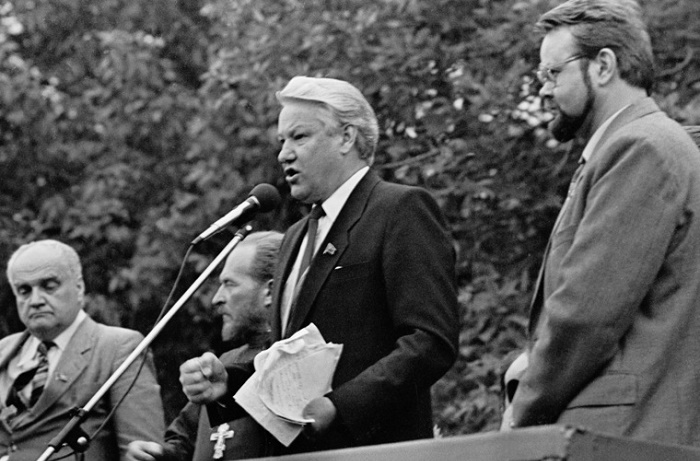 Борис Ельцин в начале 1990-х / Фото: rbth.com