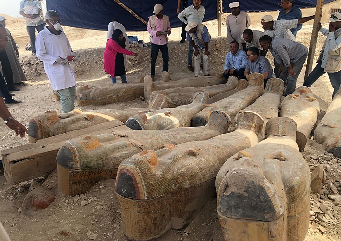 Находка 30 египетских мумий. Луксор, 2019 год / Фото: newatlas.com