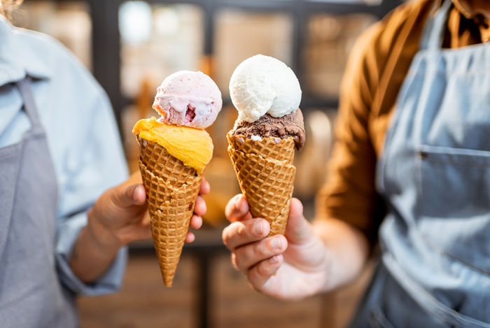 Мороженое с разными вкусами / Фото: https://gelato.in.ua