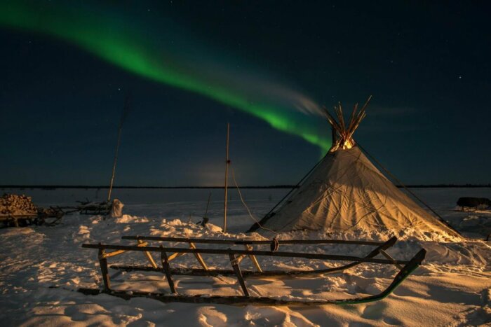 Сибирская полярная ночь / Фото: goarctic.ru