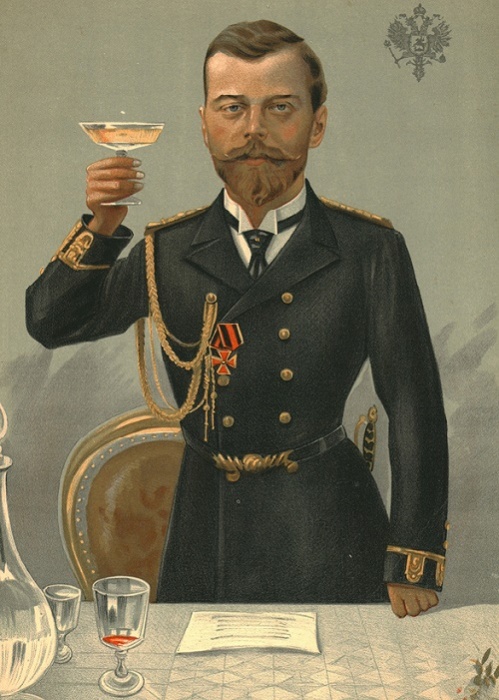 Царь-батюшка. Карикатура на Николая II в журнале Vanity Fair. 1897 год / Фото: bl.uk