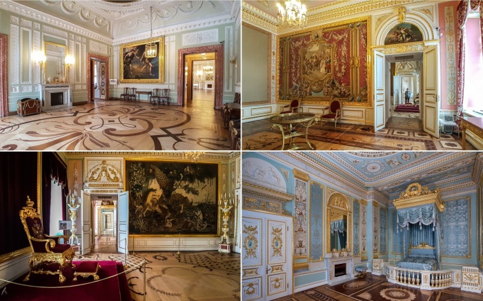 Шикарные интерьеры Гатчинского дворца – ещё одного подарка Екатерины II.