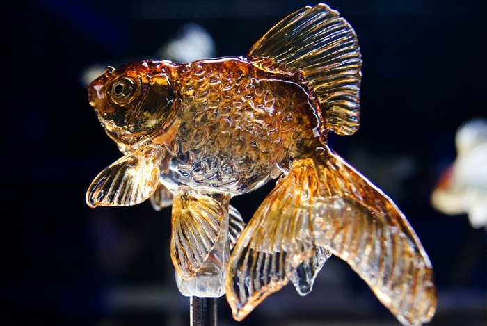 Рыбка выполнена в технике амэдзаику / Фото: https://www.bokksu.com