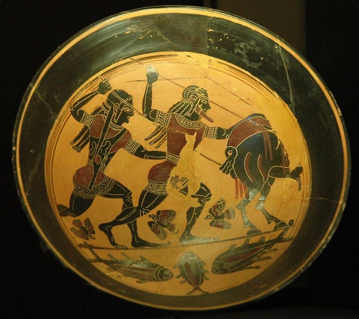 Лаконская ваза с изображением охоты. Лувр / Фото: wikipedia.org
