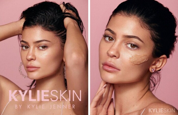 Кайли Дженнер в рекламе Kylie Skin
