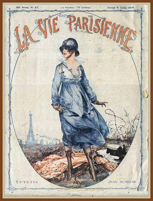 Выпуск французского журнала Le Style Parisien, 1918 год