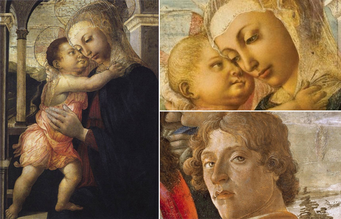 Сандро Боттичелли, Мадонна делла Лоджия (ок. 1467; темпера на панели, 72 х 50 см; Флоренция, Галерея Уффици)
