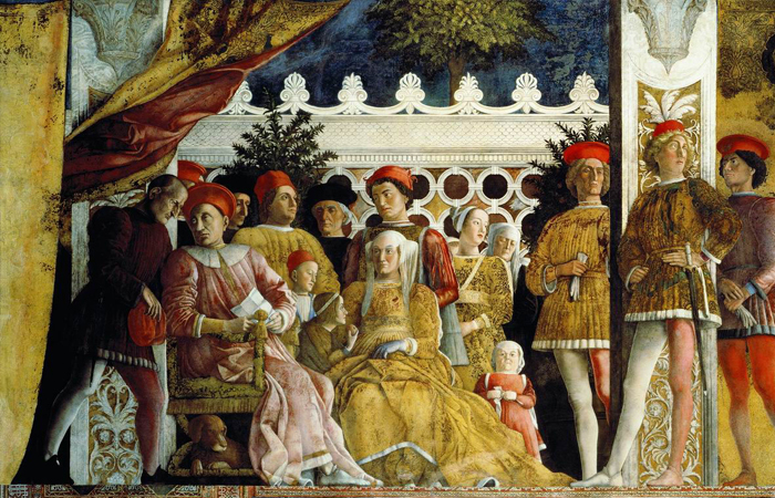 Фреска в Камере дельи Спози. 1474. Мантуя (Андрея Мантенья)