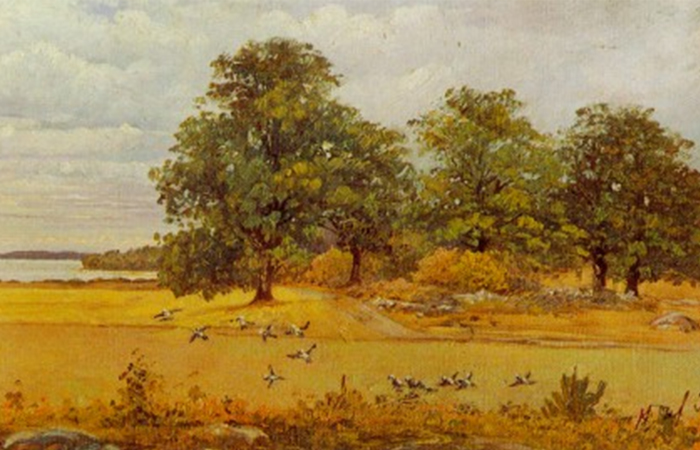 «Позднее лето», картина Хильмы аф Клинт 1903 года
