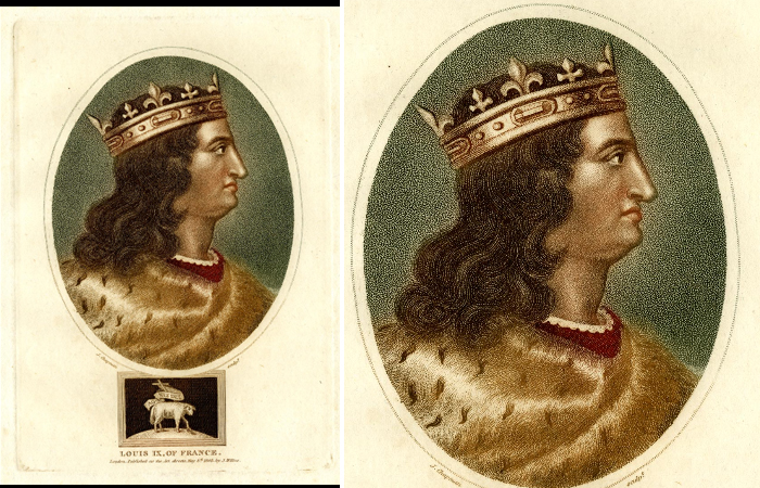 «Портрет Людовика IX, короля Франции» (1801), Дж. Уилкс