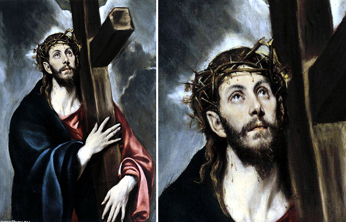 «Христос, несущий крест» Эль Греко, 1578 г.