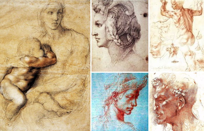 Рисунки Микеланджело