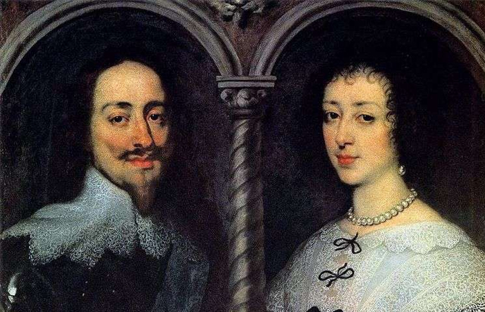 «Портрет Карла I и Генриетты Марии» Антонис Ван Дейк (1627) / Фото: paintingplanet.ru