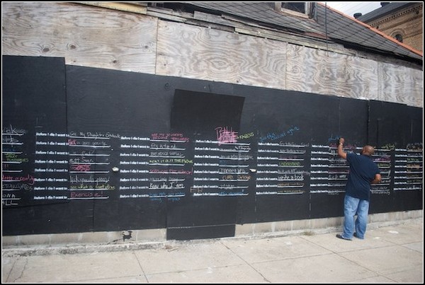 «Before I Die…» Стена чаяний жителей Нового Орлеана