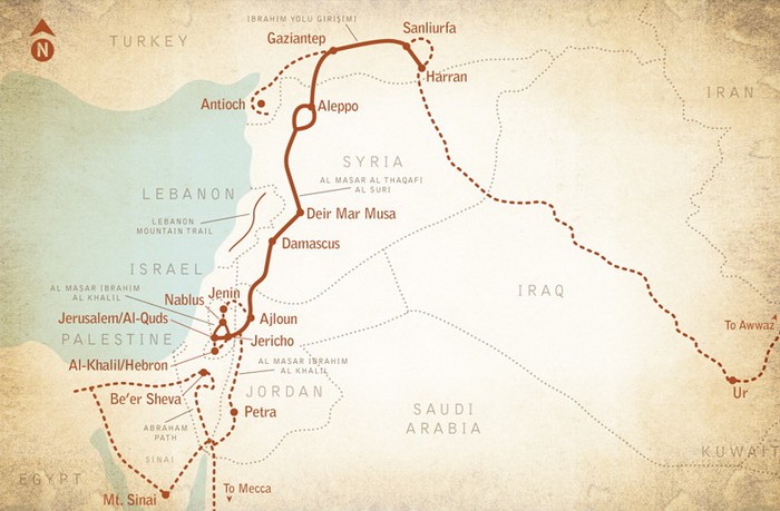 Путь Авраама – пешеходный туристический маршрут на Ближнем Востоке