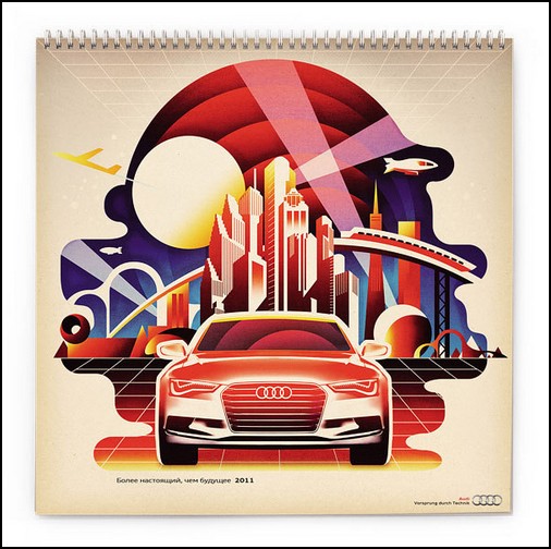 Ауди видит будущее: календарь Audi Россия на 2011 год