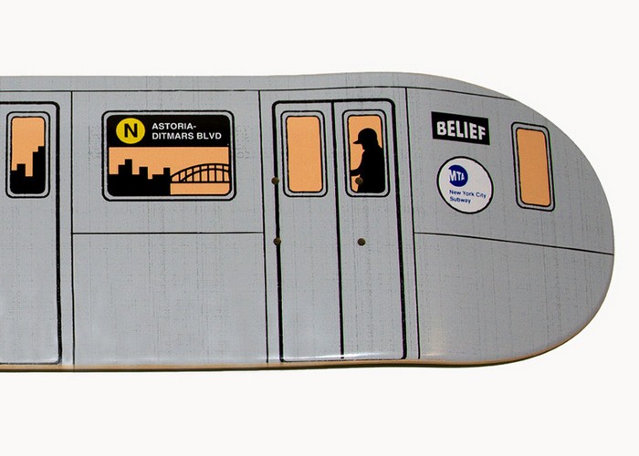 Subway Skate Deck – доски для скейтборда из метро Нью-Йорка