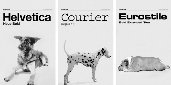 Dog as Fonts – собаки, которые так похожи на шрифты. Необычные принты от Dog as Fonts