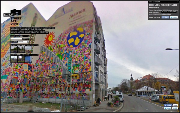 Уличная живопись от Google и Red Bull