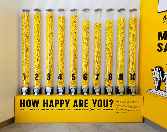 Выставка счастья The Happy Show от Стефана Сагмейстра (Stefan Sagmeister)