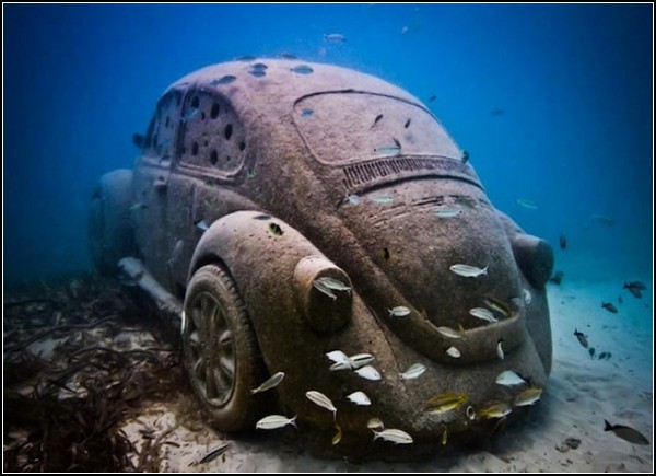 Volkswagen Beetle – искусственный риф в Мексике