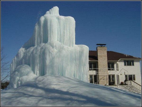 Ледяные замки от системы отопления дома