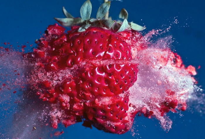 Voyage to the planet of frozen strawberries, Exploding food, Alan Sailer