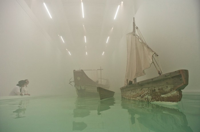 Endless, Cai Guo-qiang, Выставка Saraab, Арабский Музей современного искусства в Катаре