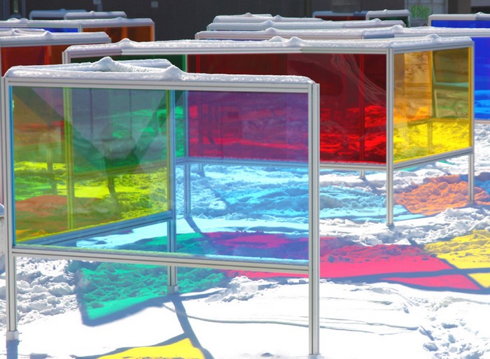 Stained Glass Park – парк из стекла и цвета в Монреале