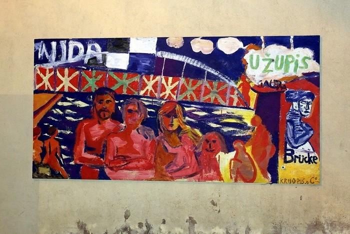 Искусство на улицах Ужуписа