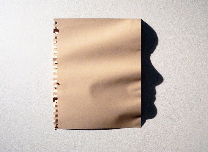 Shadow Portrait – портреты из мятой бумаги от Куми Ямашиты (Kumi Yamashita)