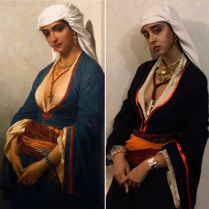 Эмиль Леконт-Верне (Восточные красавицы) «Верная», 1866 / Нана Муштакова.