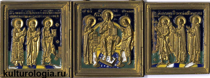 Складень «Девятифигурный Деисус», XIX век.