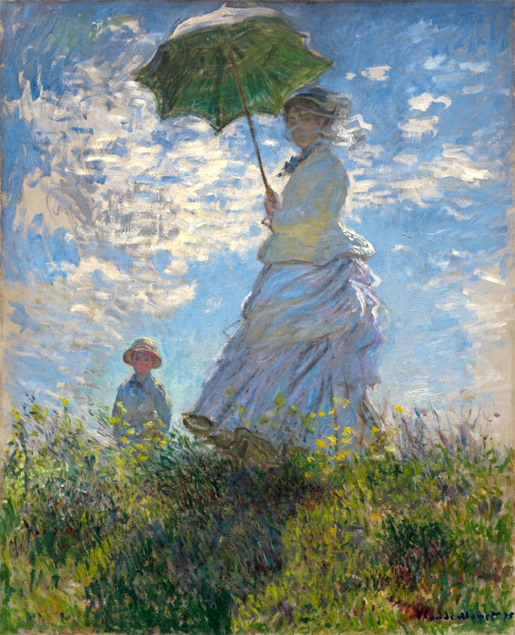 Клод Моне «Женщина с зонтиком»