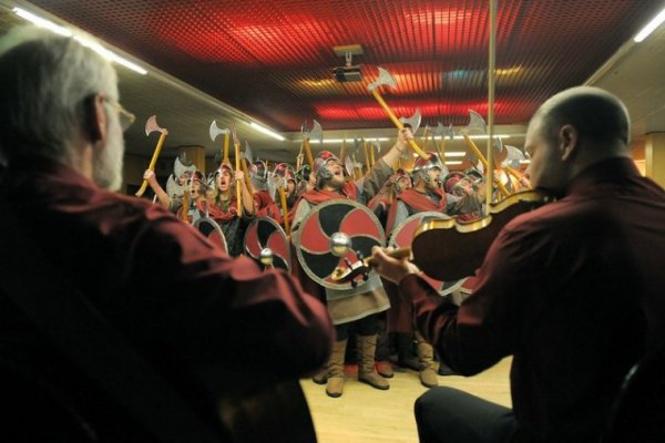 Вечеринка на фестивале викингов