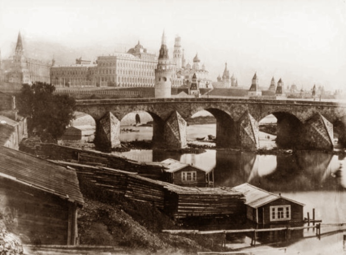 Большой Каменный мост. Фото 1857 года.