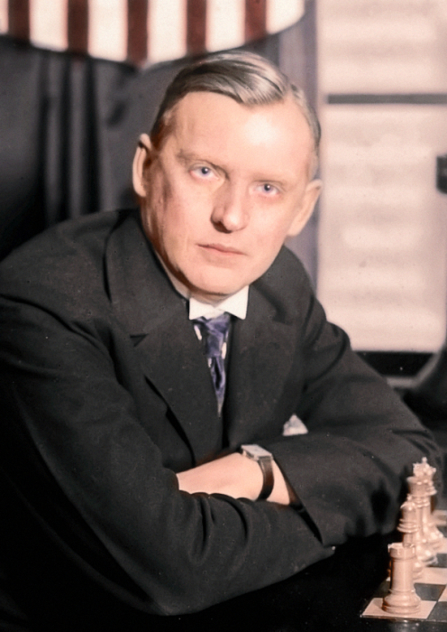 Шахматист Алёхин.