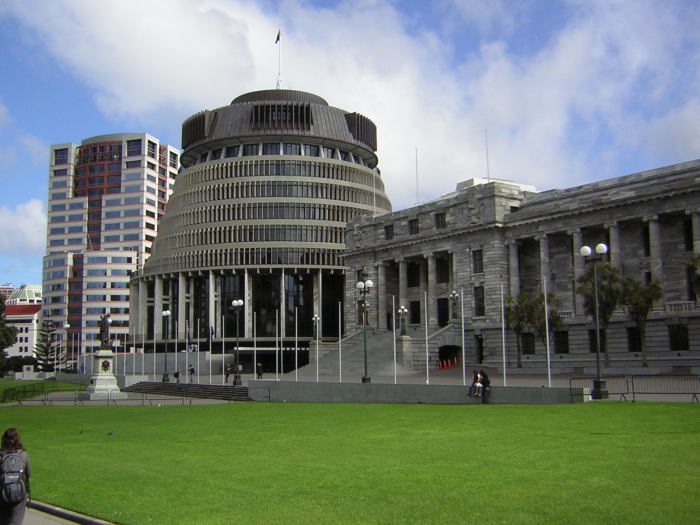 Здание парламента Новой Зеландии.