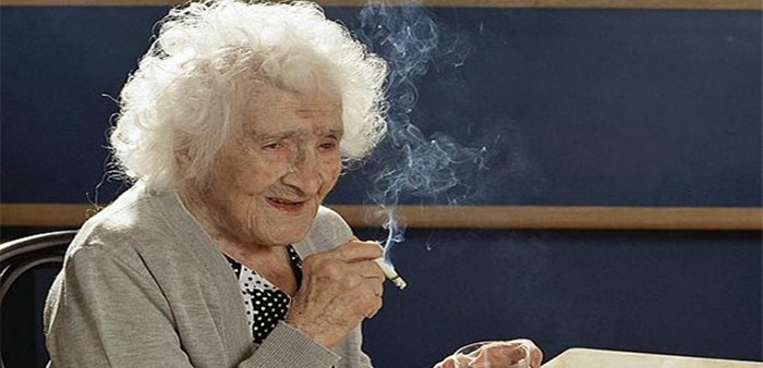 122-летняя Жанна Кальман.