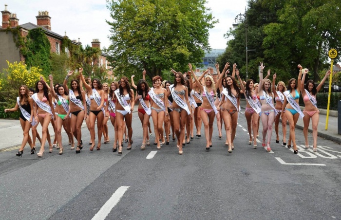 Финалистки конкурса «Мисс Ирландия -2016».