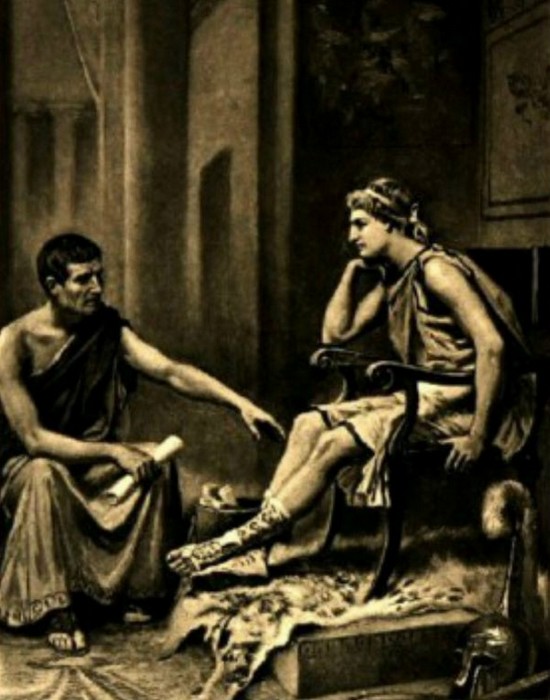 Александр и Аристотель. / Фото:list25.com