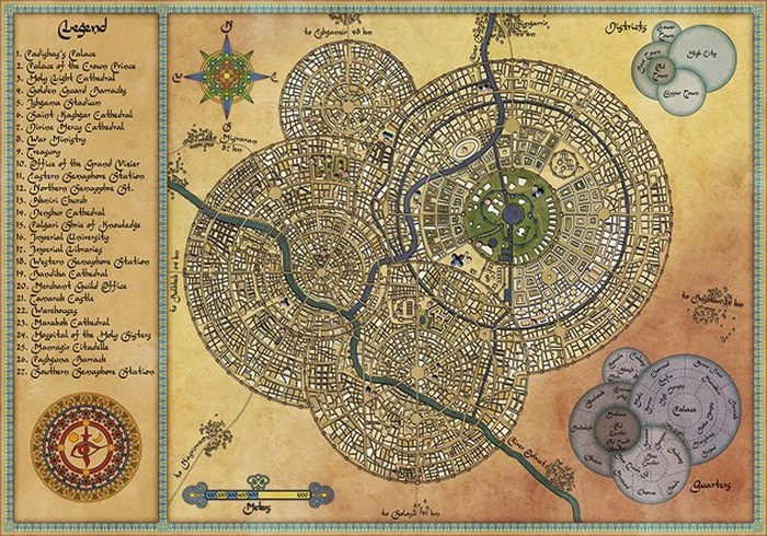 Красивый атлас: фантастическая карта Самарканда.