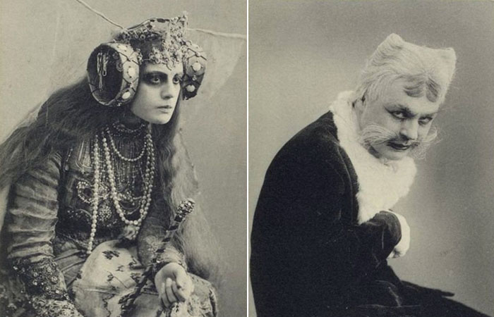 Призрачные сюрреалистические фотографии актёров, игравших в спектакле Станиславского.