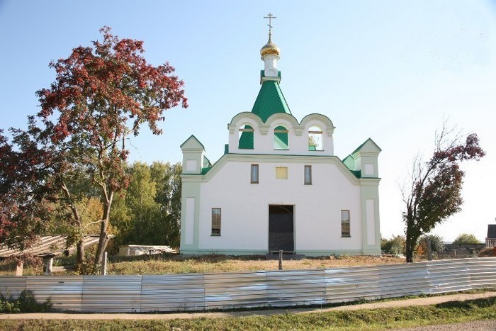 Храме Святой Троицы в селе Бураново.