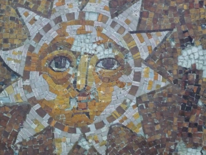 Усадьба Талашкино, фрагмент мозаики церкви св. Духа
