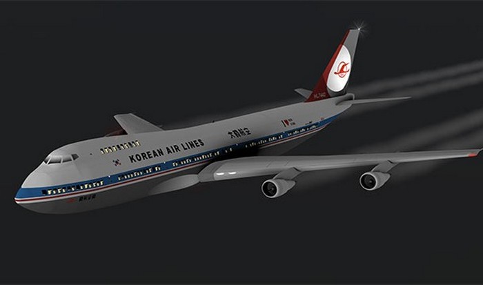 Корейский гражданский Boeing 747 (рейс 007).  фото: list25.com