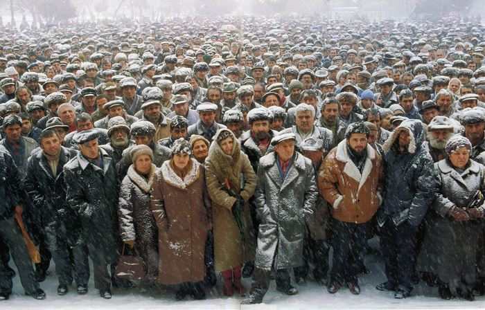 Митинг в Степанакерте.